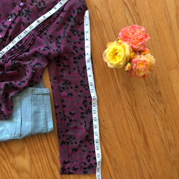 🌺 UO Pins & Needles; Grape/Gray Blouse Sz. XS/S!! - Picture 8 of 8